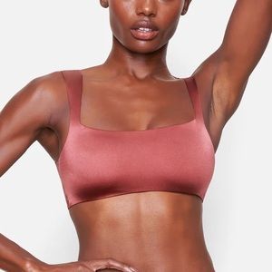 SKIMS Stretch Satin Square Neck Bralette NWT